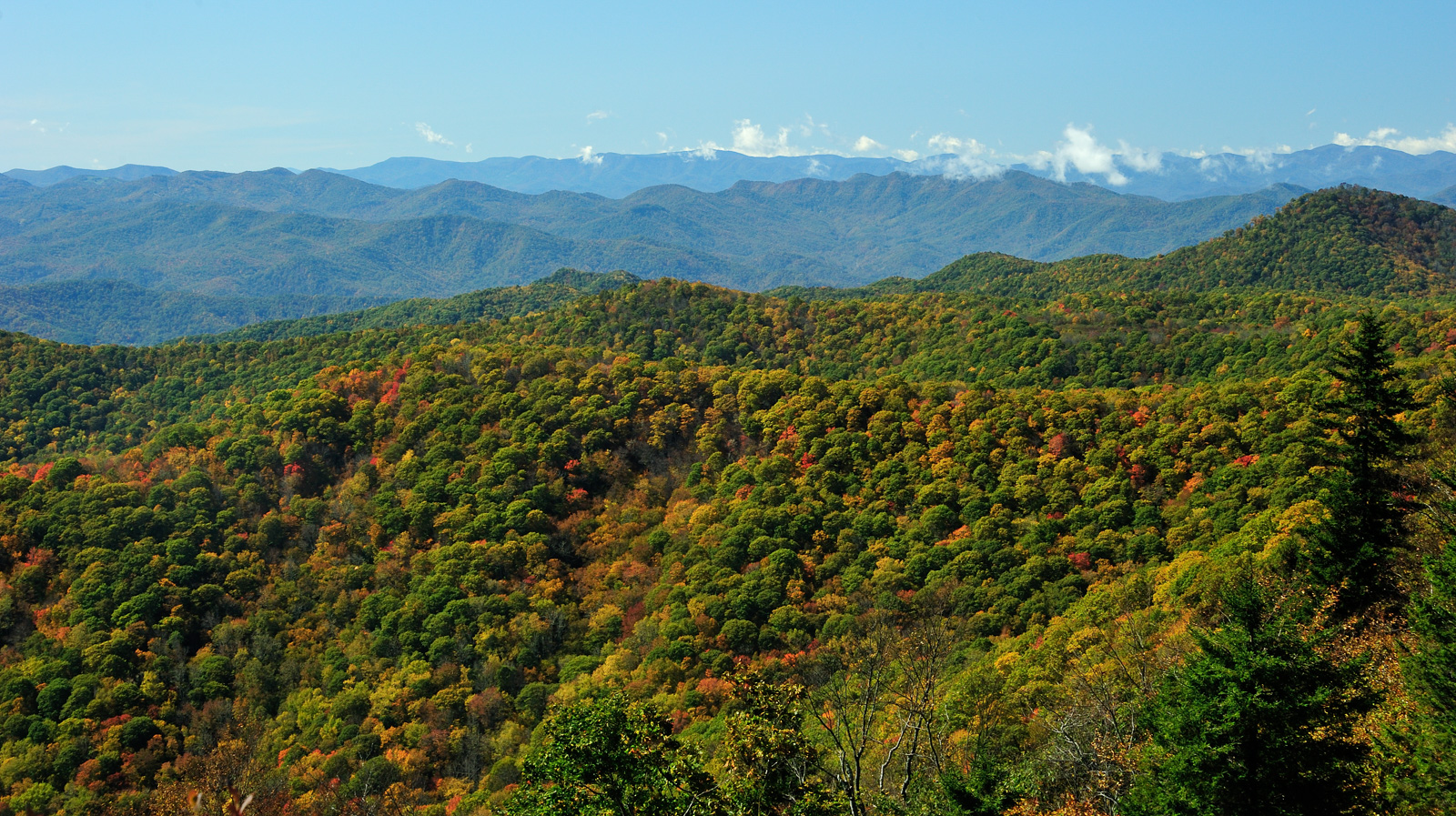 Blue Ridge Parkway [78 mm, 1/125 sec at f / 11, ISO 400]